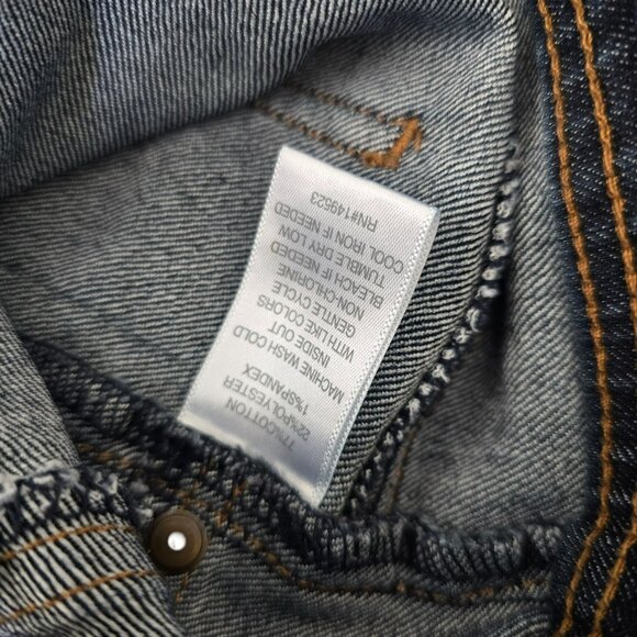 Alexander Jordan Womens Denim Skinny Jeans Size M Dark Wash Jeggings JJ3920 - Picture 4 of 9